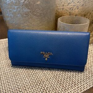 Prada Royal Blue Women's Wallet